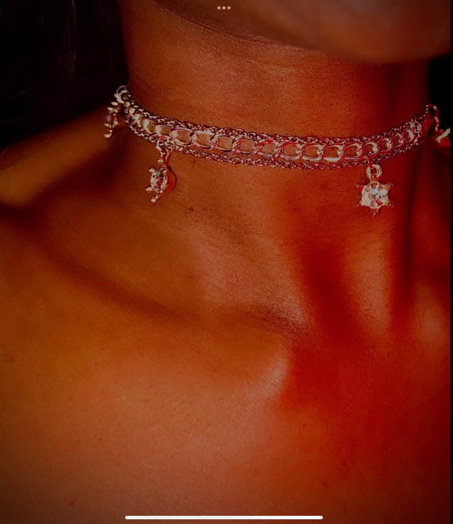 “Champagne Toast” choker